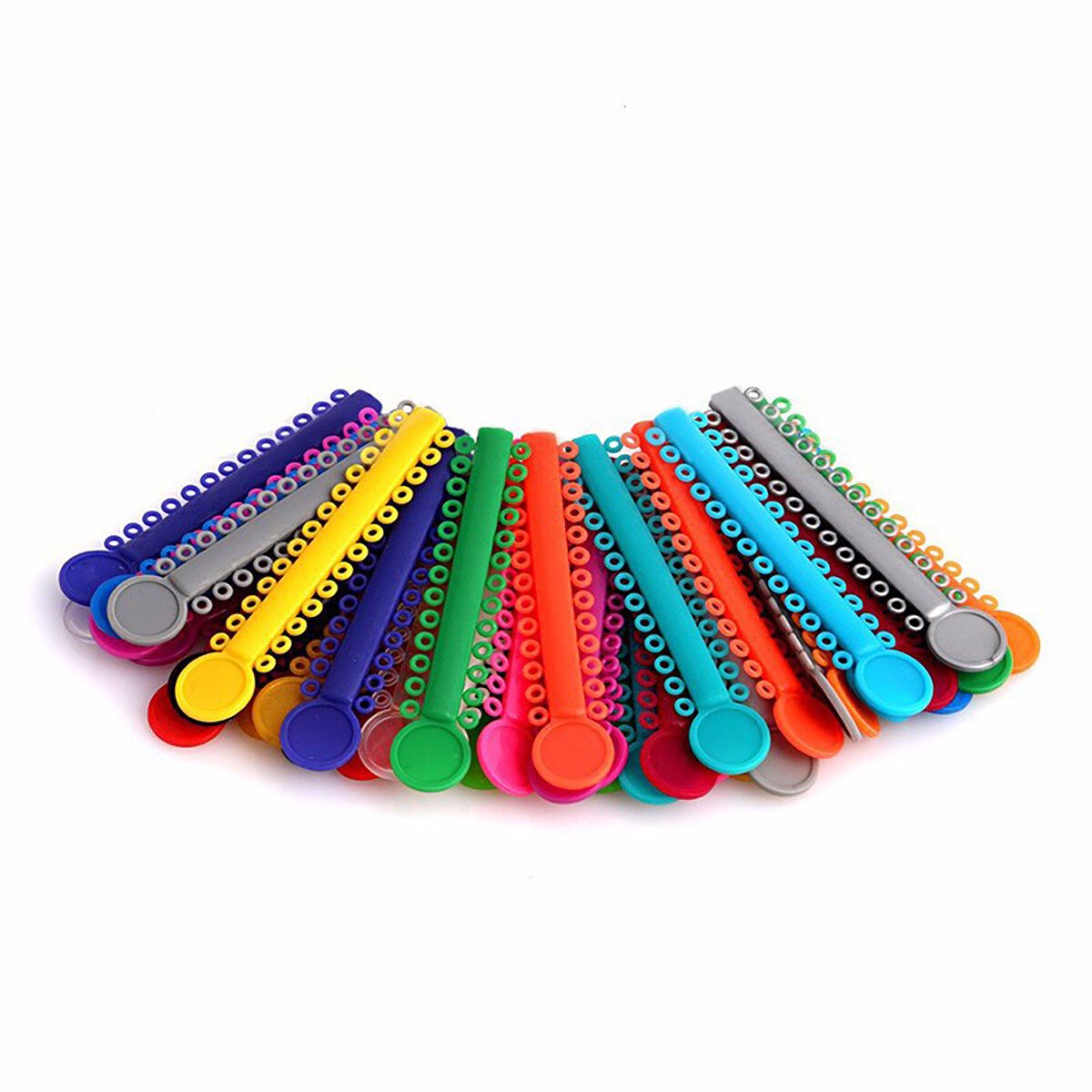40PCS Dental Orthodontic Braces Elastomeric Elastics Ligature Ties Bands