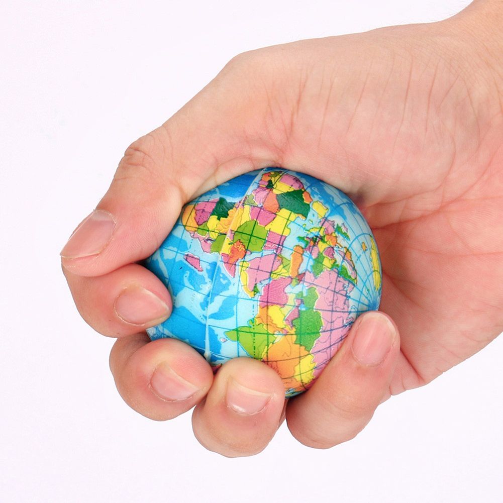 Squishy Squeeze World Map Globe Palm Ball Slow Rising-
