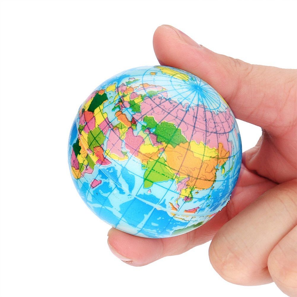Squishy Squeeze World Map Globe Palm Ball Slow Rising-