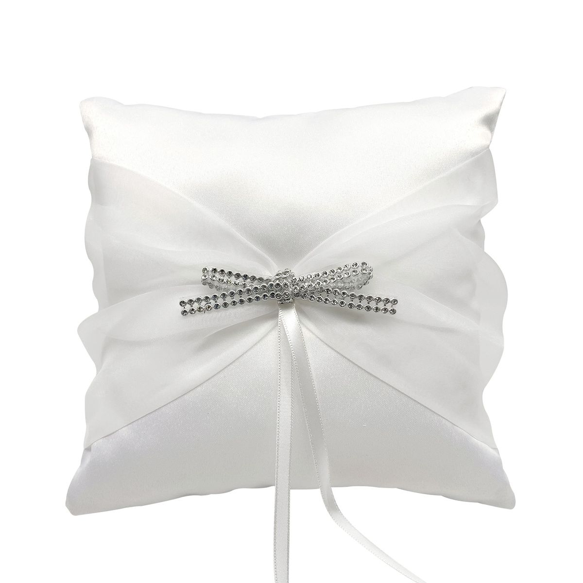 Wedding Ring Pillow Ring Bearer Pillow Cushion Lace Ribbon