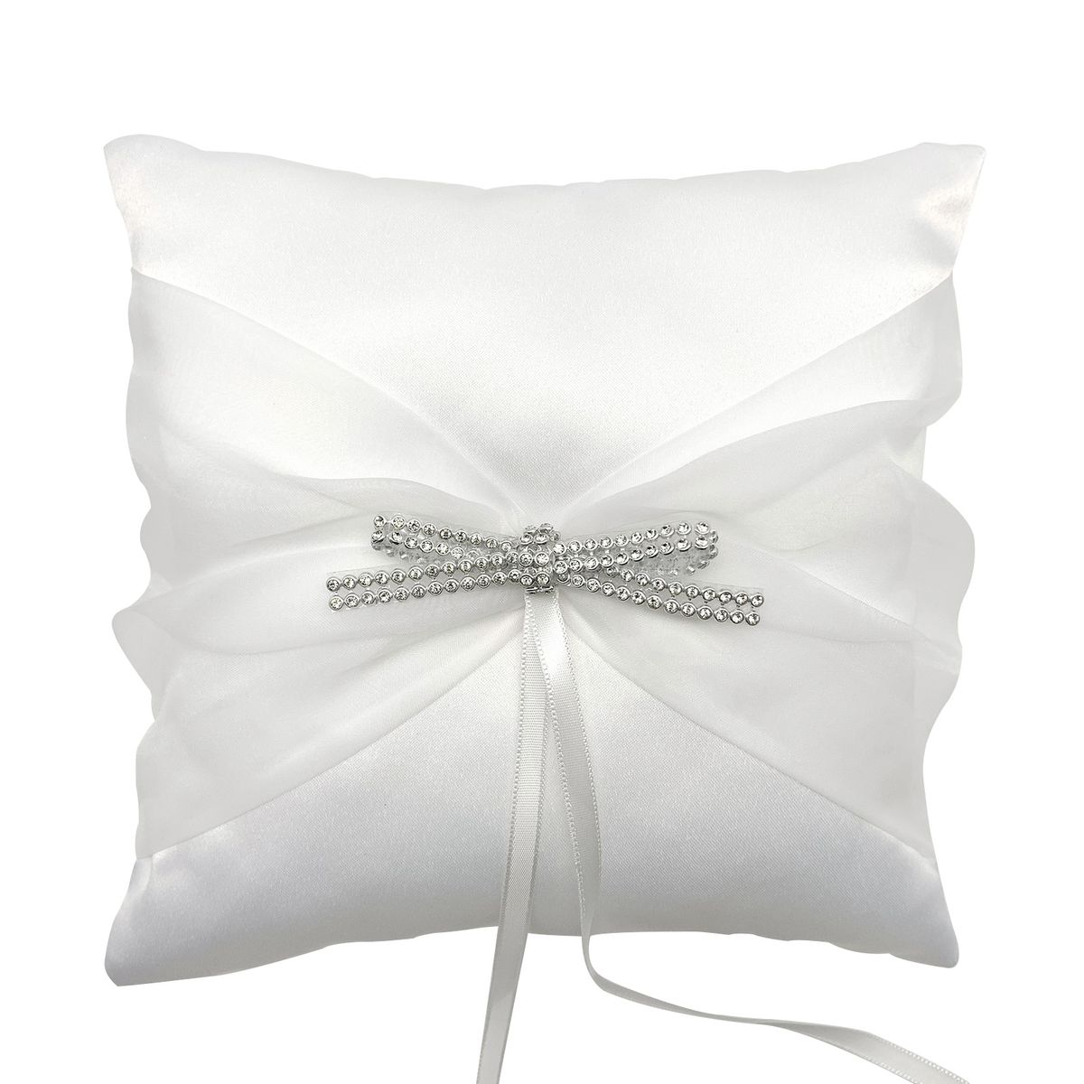 Wedding Ring Pillow Ring Bearer Pillow Cushion Lace Ribbon