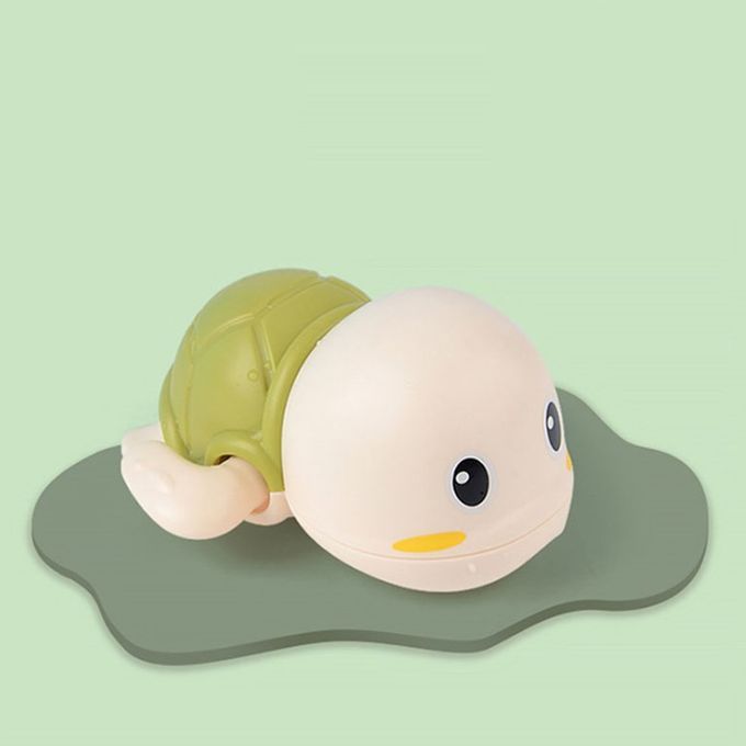 1p S Baby Floating Swimming Pool Funny Toys For  Hildren  Ute Turtle Environmentally Friendly Neutral ABS  Animal Toy Non-toxi   Plasti  Toys-green