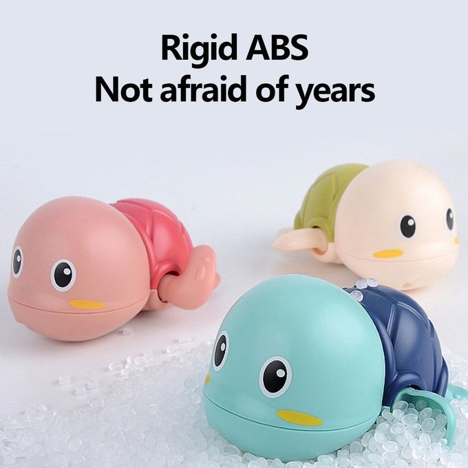 1p S Baby Floating Swimming Pool Funny Toys For  Hildren  Ute Turtle Environmentally Friendly Neutral ABS  Animal Toy Non-toxi   Plasti  Toys-green
