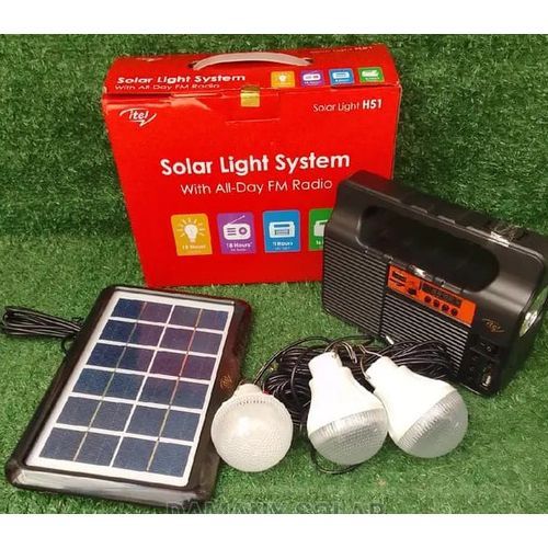 Solar Light System With All Day FM Radio - H51