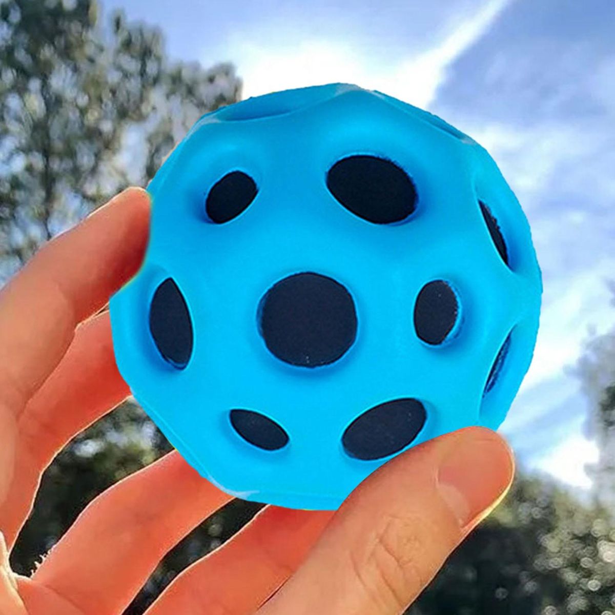 Bounce Foam Ball Set Colorful Space Balls for Indooroutdoor Fun Blue