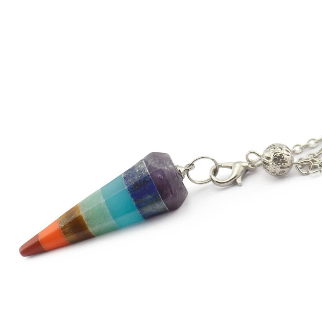1pc Natural  Crystal Gem Point Divining Rod
