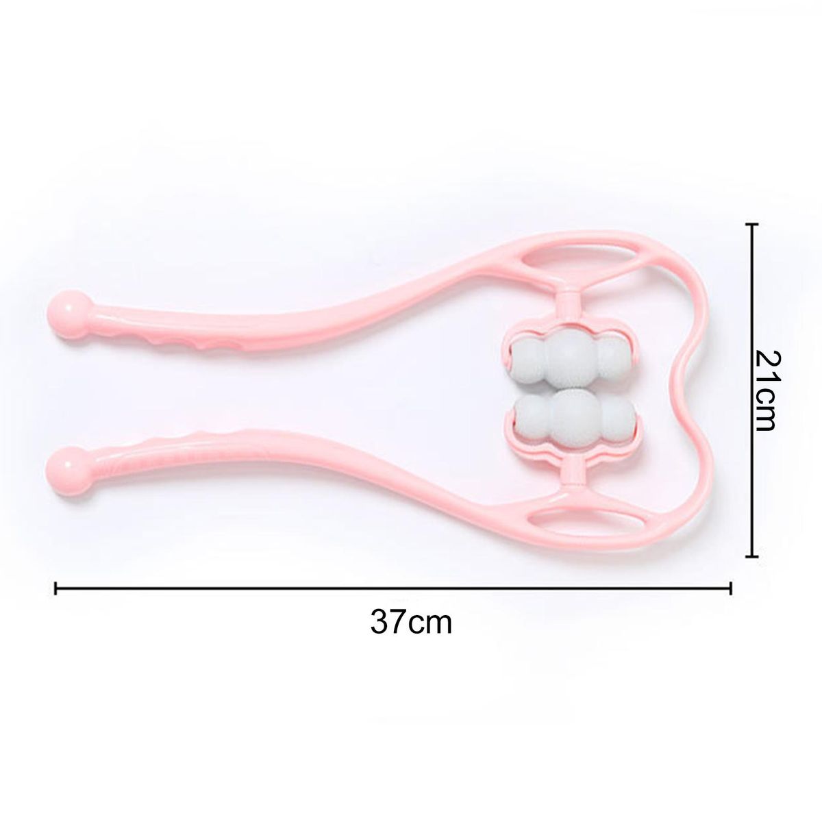 Six Wheel Massager Six Ball Wheel Shoulder Head Massager Pink
