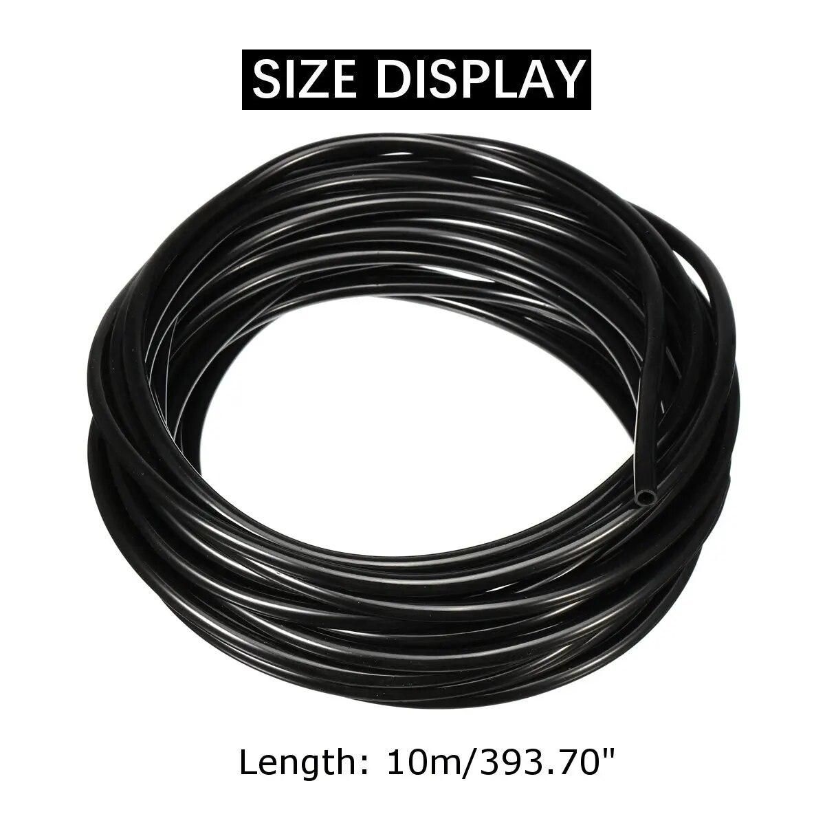 10M Outdoor Patio Cooling Misting System Water Spray Mist Atomizing Hose Nozzles Set Garden Greenhouse Irrigation Watering Kit