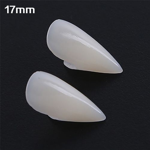 Cosplay Dentures Zombie Devil Vampire Fang Teeth-White