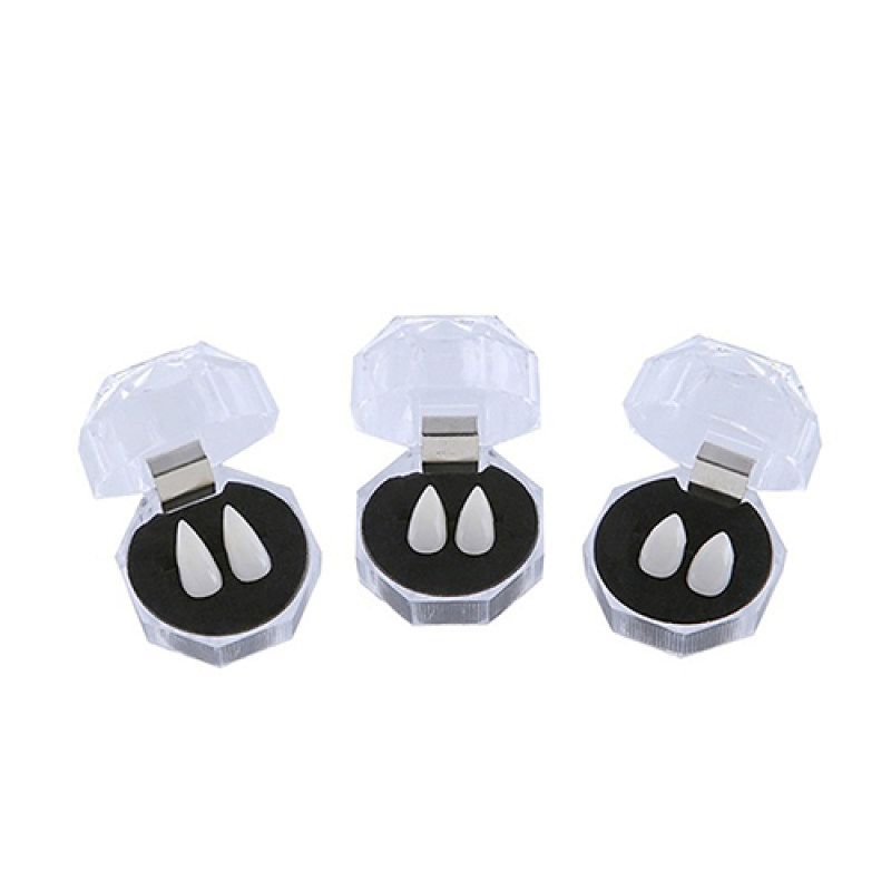 Cosplay Dentures Zombie Devil Vampire Fang Teeth-White