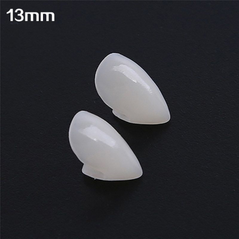 Cosplay Dentures Zombie Devil Vampire Fang Teeth-White