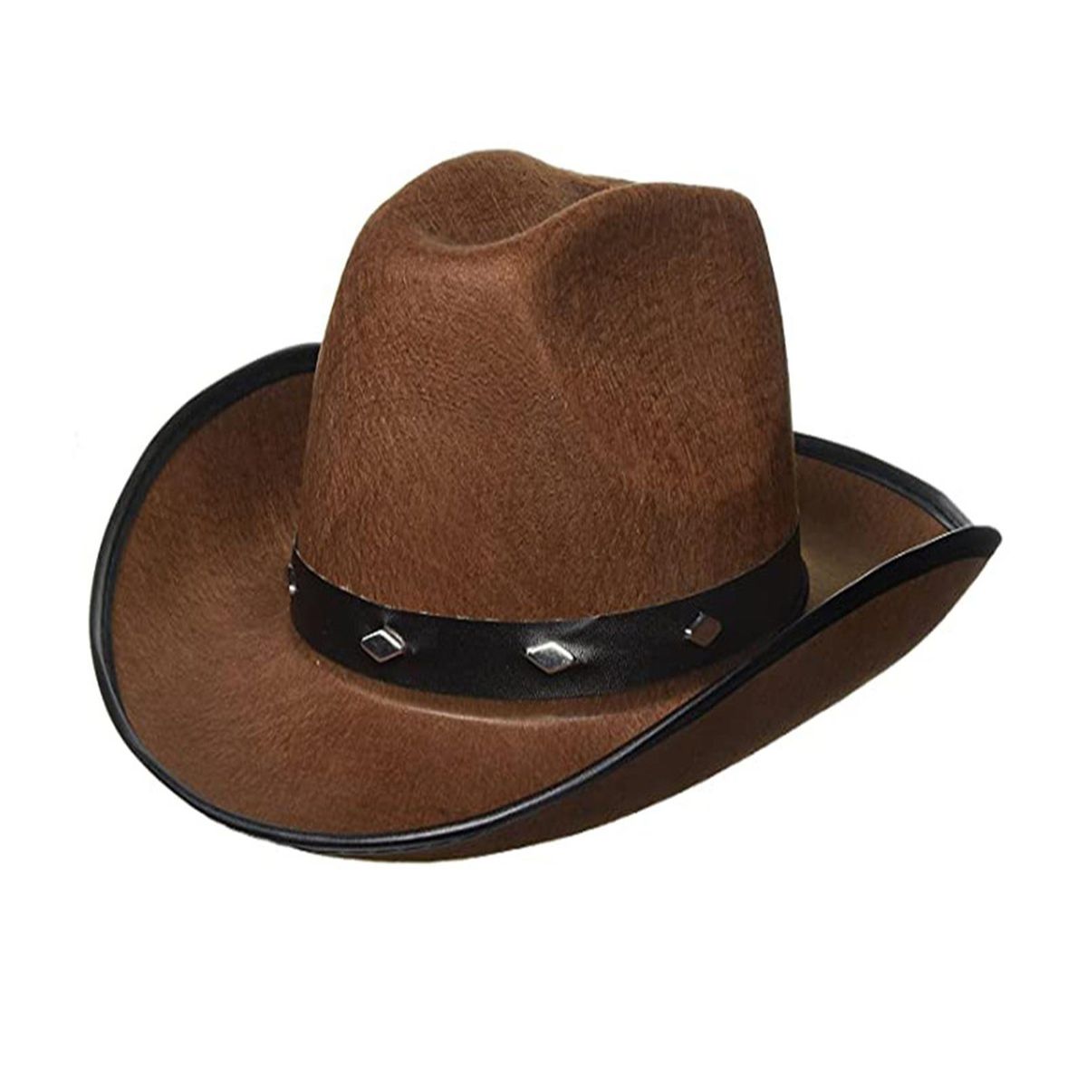 Cowgirl Hat Unisex Party Cowboy Hat Cosplay Prop Brown