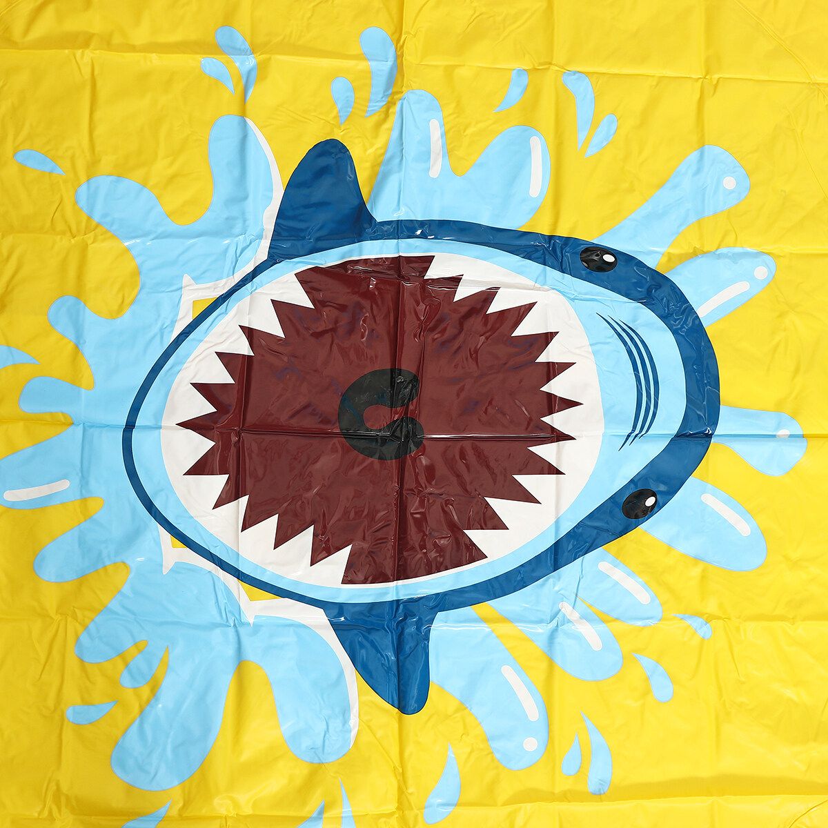 170cm/67'' Kids Inflatable Splash Water Mat Sprinkler Pad Wading Play Mat Toy Yellow