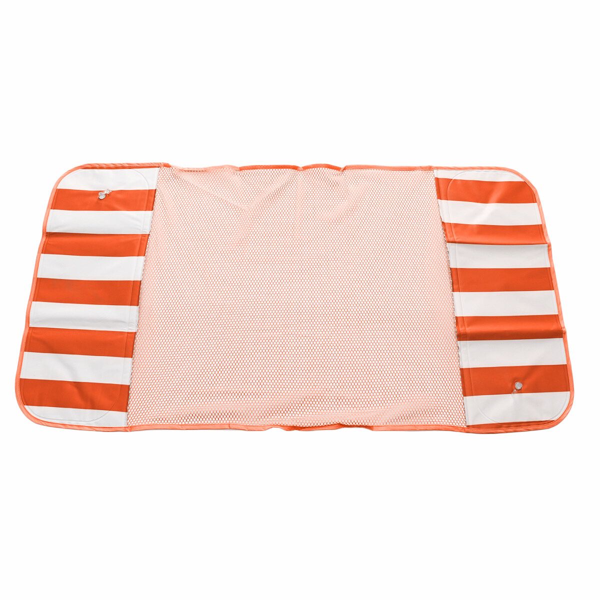 Inflatable Water Hammock Floating Bed Sports Air Mattress Lounge Chair DrifterS Orange-Single