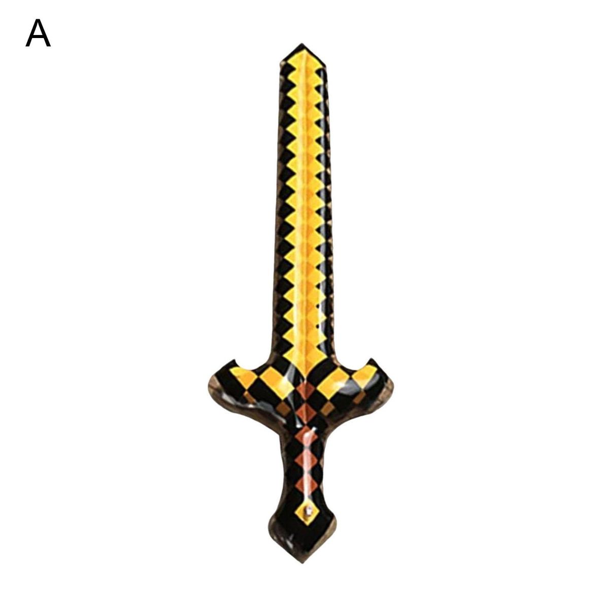 Hatchet Toy Airtight Inflatable Sabre Hatchet Shape Kids Toy Yellow