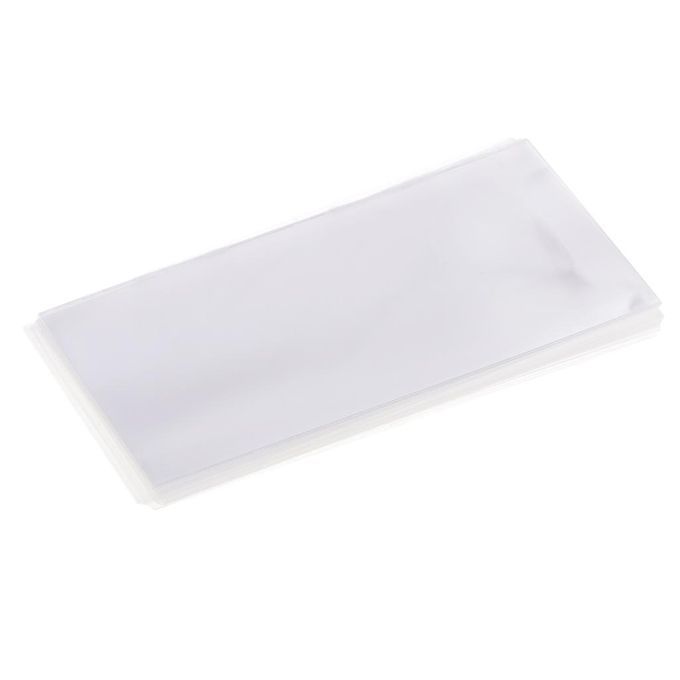 50Pieces Paper Money Collection Bag Banknote Protect Holder 55x110mm