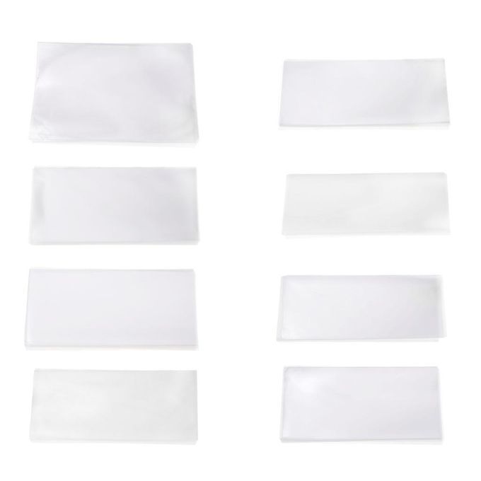 50Pieces Paper Money Collection Bag Banknote Protect Holder 55x110mm
