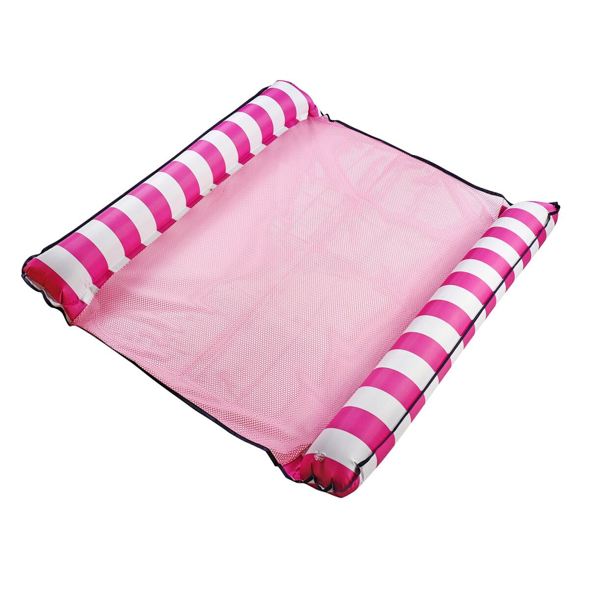 Inflatable Water Hammock Floating Bed Sports Air Mattress Lounge Chair DrifterS Pink-Double