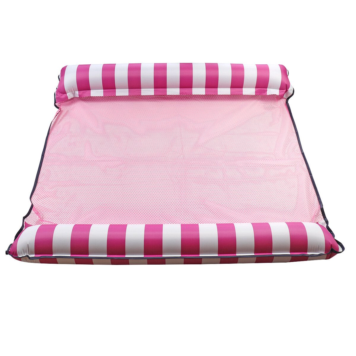 Inflatable Water Hammock Floating Bed Sports Air Mattress Lounge Chair DrifterS Pink-Double