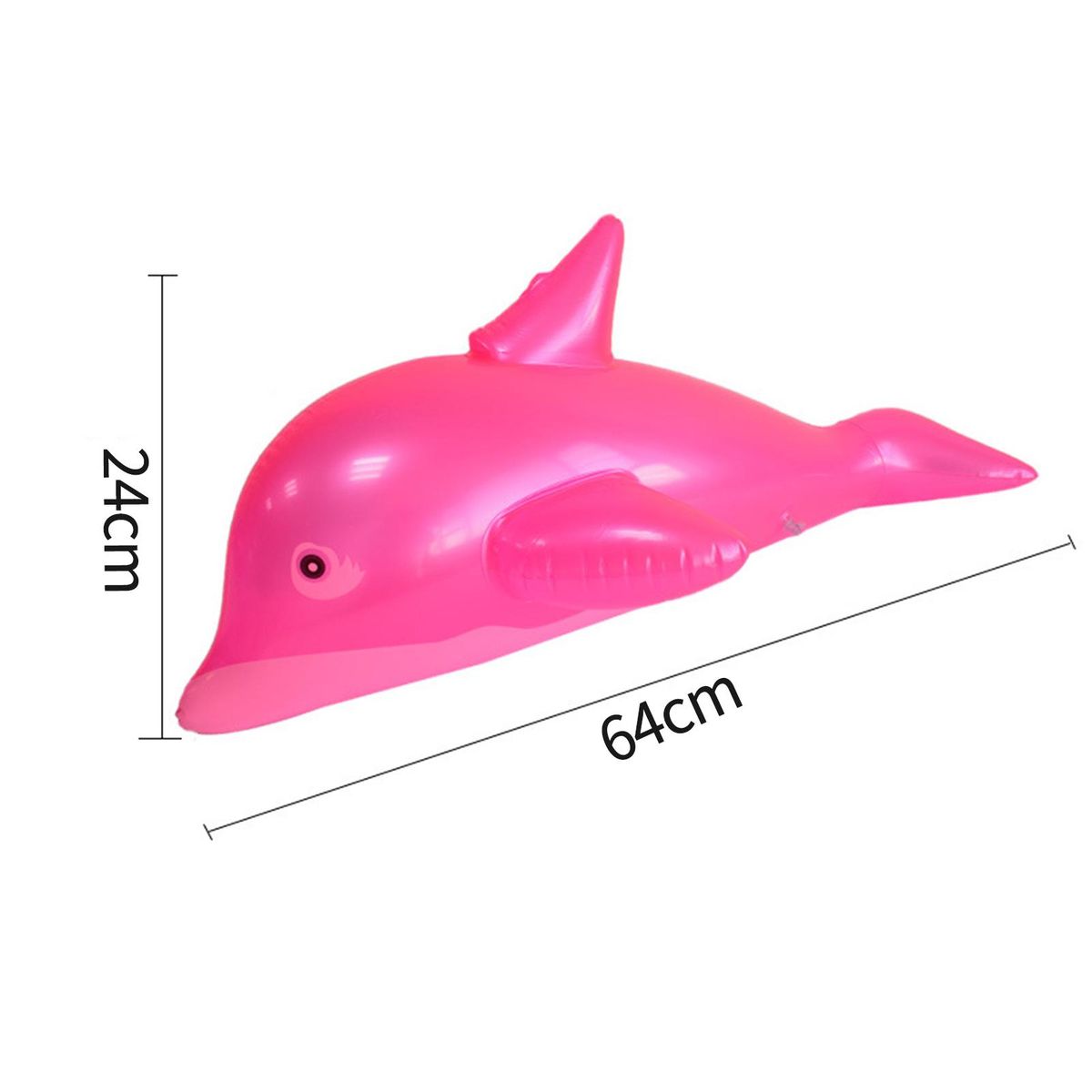 Inflatable Dolphin Fish Inflatable Dolphin Fish Toy Pink