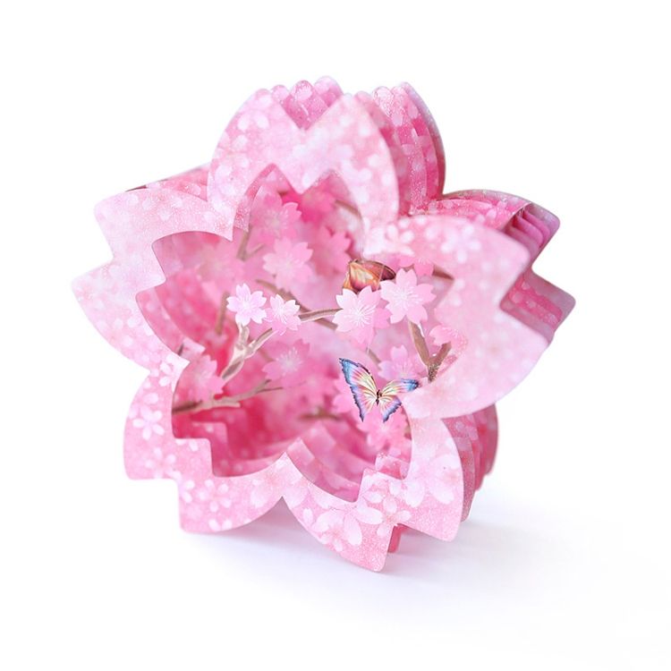 3D Love Blessing Small Card Valentine Day Greeting Card