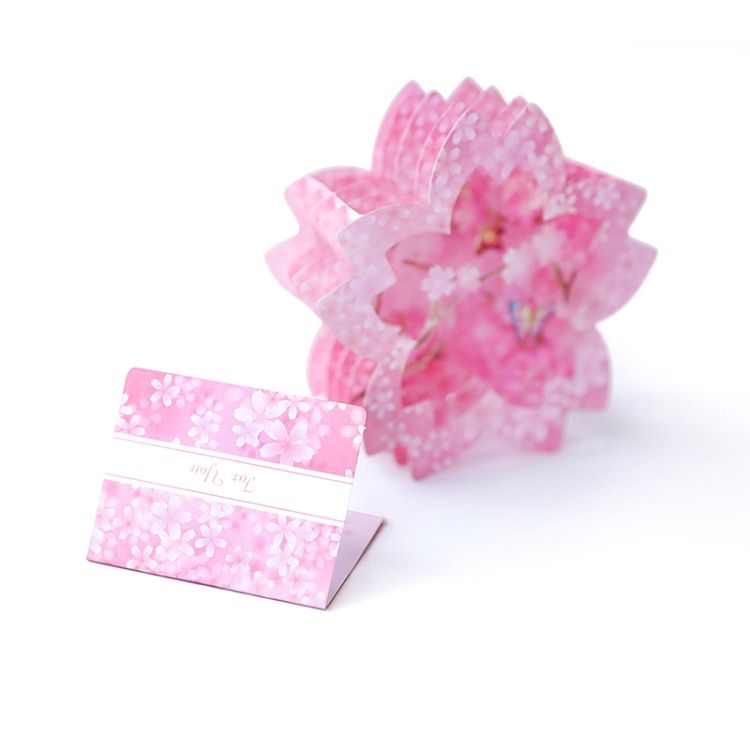 3D Love Blessing Small Card Valentine Day Greeting Card
