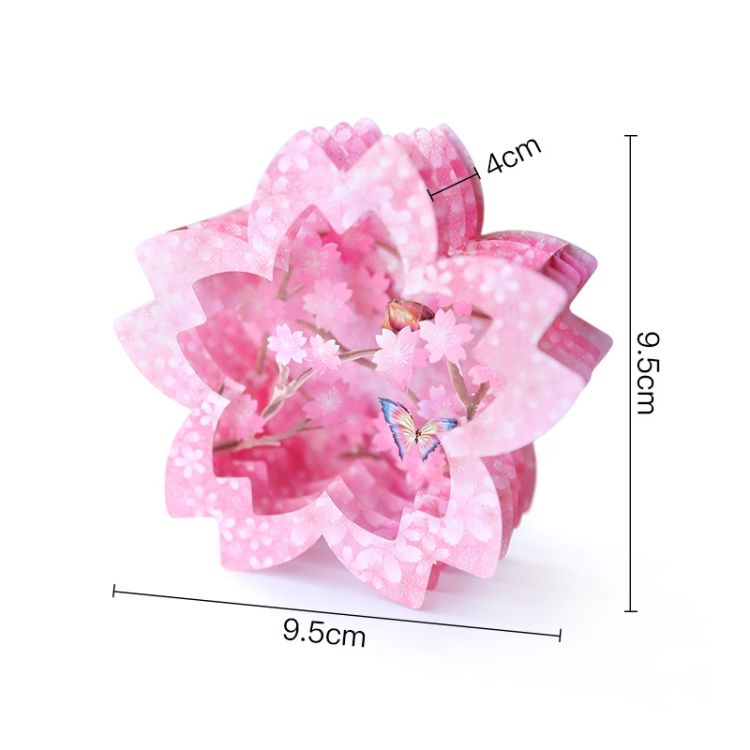 3D Love Blessing Small Card Valentine Day Greeting Card