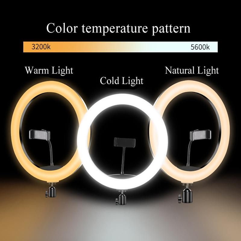 RGB 14 Inches Selfie Ring Light With Stand 35.5CM-15 Colours