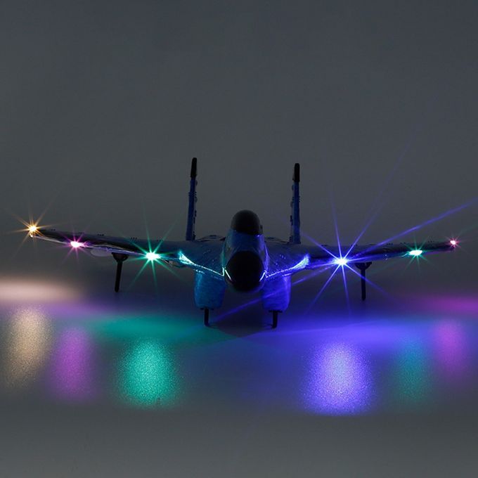 RC Airplane With Light Model Aircrafts EPP Foam Fighter