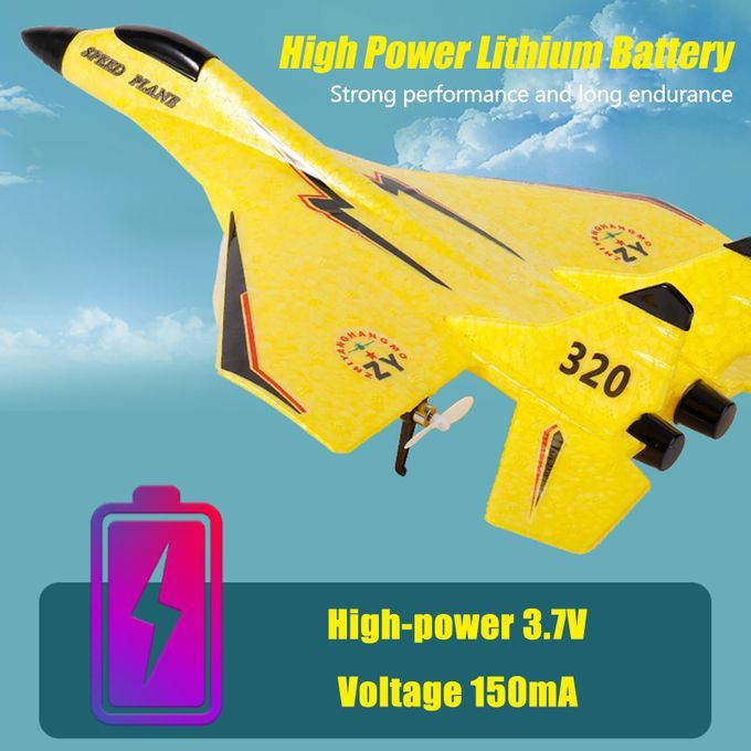 RC Airplane With Light Model Aircrafts EPP Foam Fighter
