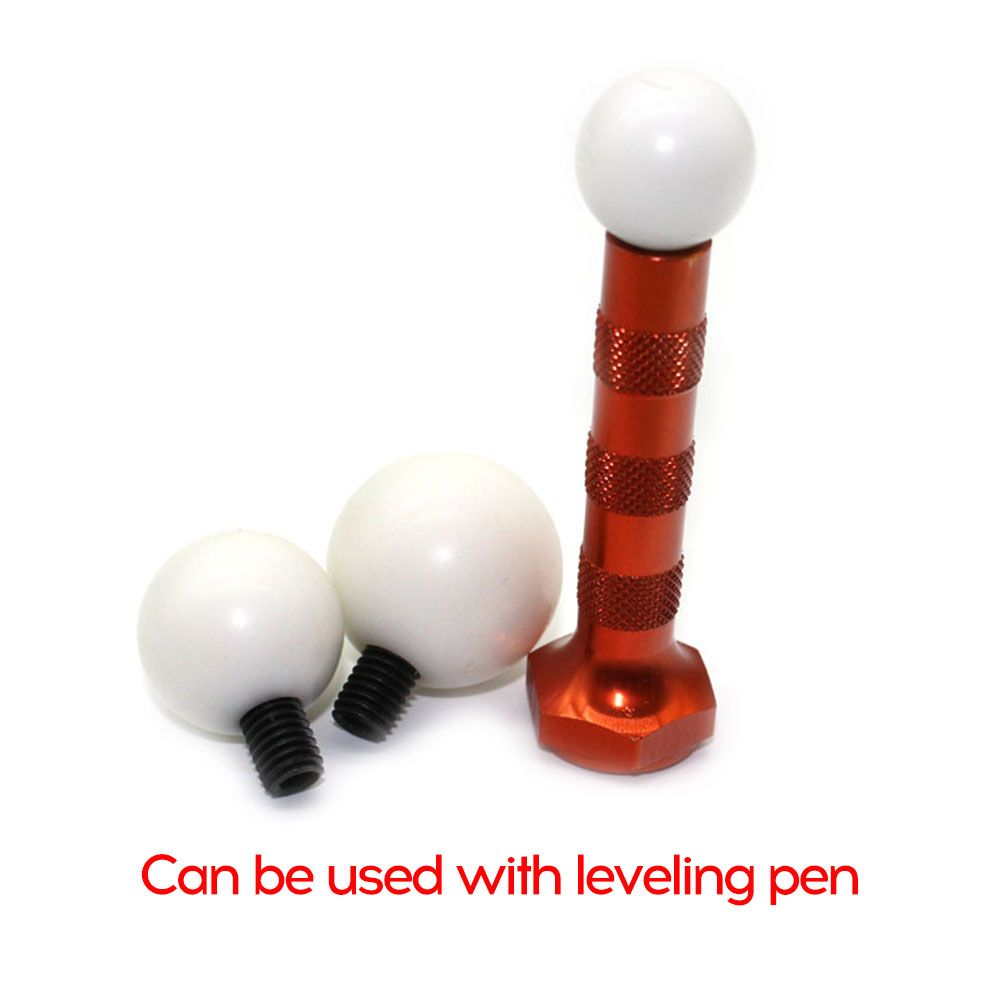 3Pcs M8 Screw Round Balls Nylon Round Tip Ball Rod Car Dent
