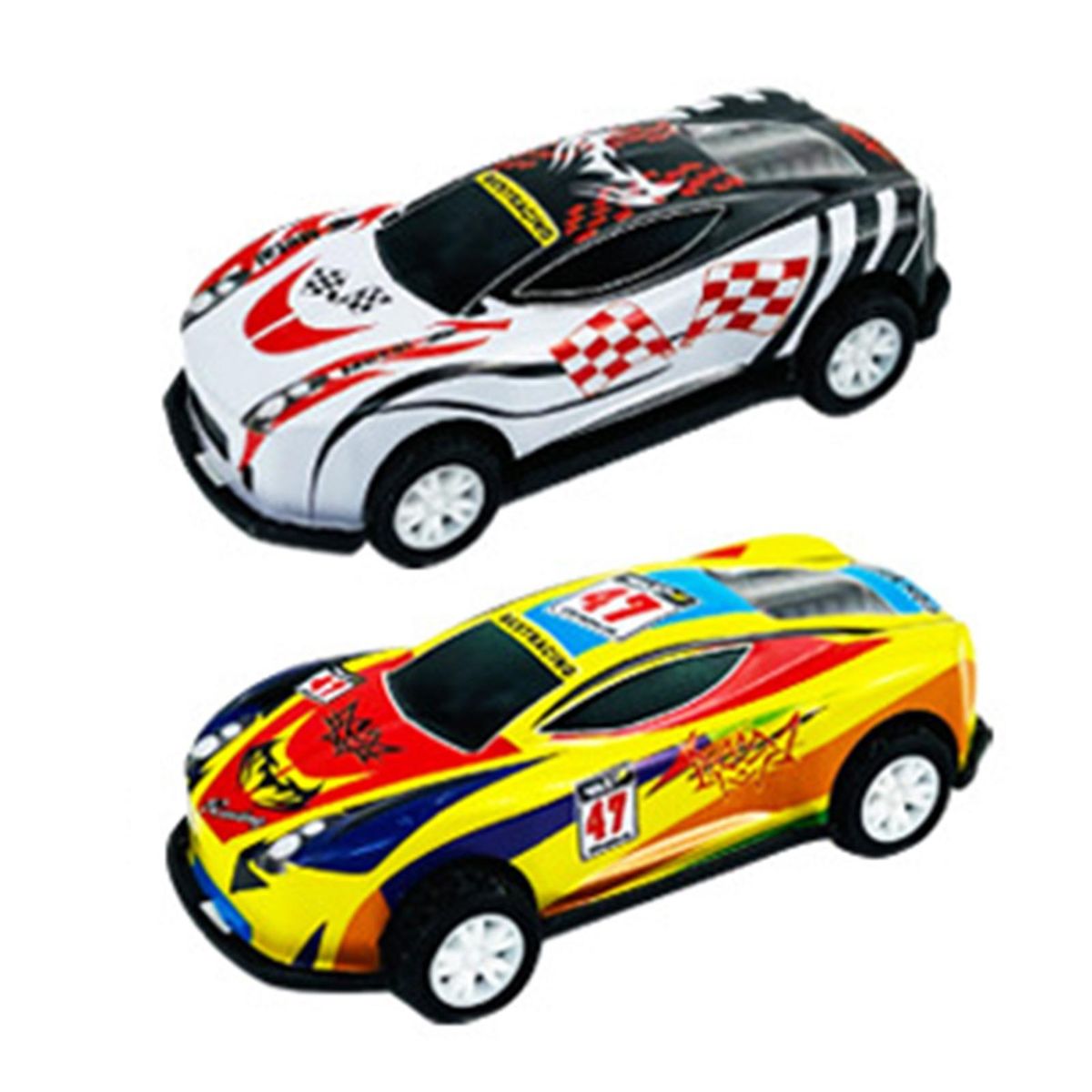 2Pcs Children Car Toys Pull Back Vehicle Toy Model