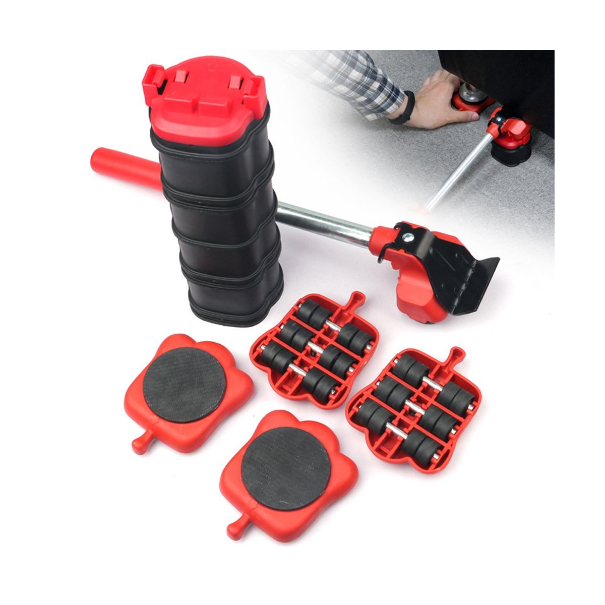 14PC Furniture Mover Tool Transport Set Transport Lifter Stuff Moving
