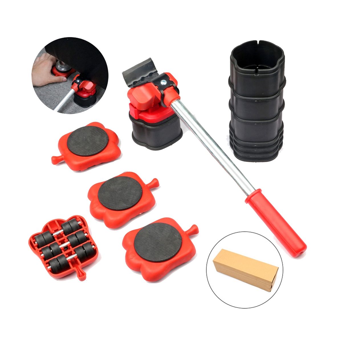 14PC Furniture Mover Tool Transport Set Transport Lifter Stuff Moving