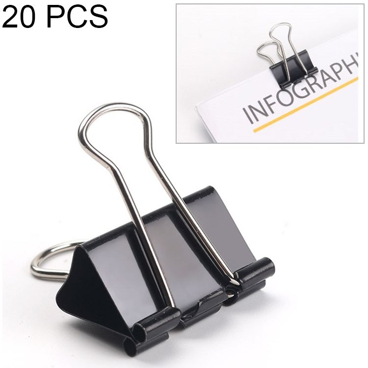 20 PCS 51mm Metal Notes Clip