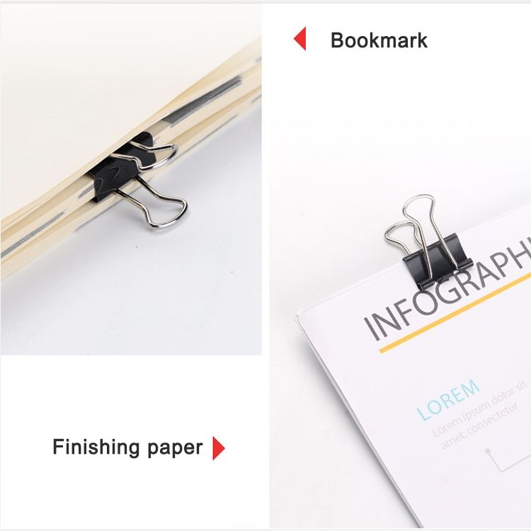 20 PCS 51mm Metal Notes Clip