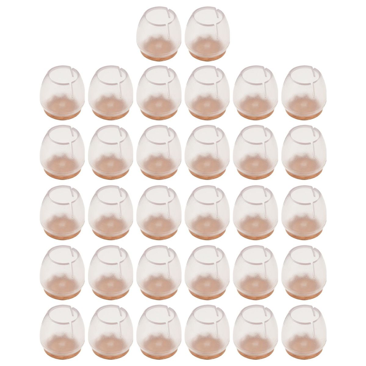 32 Pack Chair Leg Caps Silicone Feet Table Covers