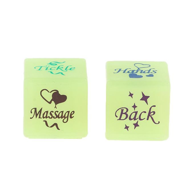 6PCS Glow In Dark Party Romantic Love Position Naughty  Dice