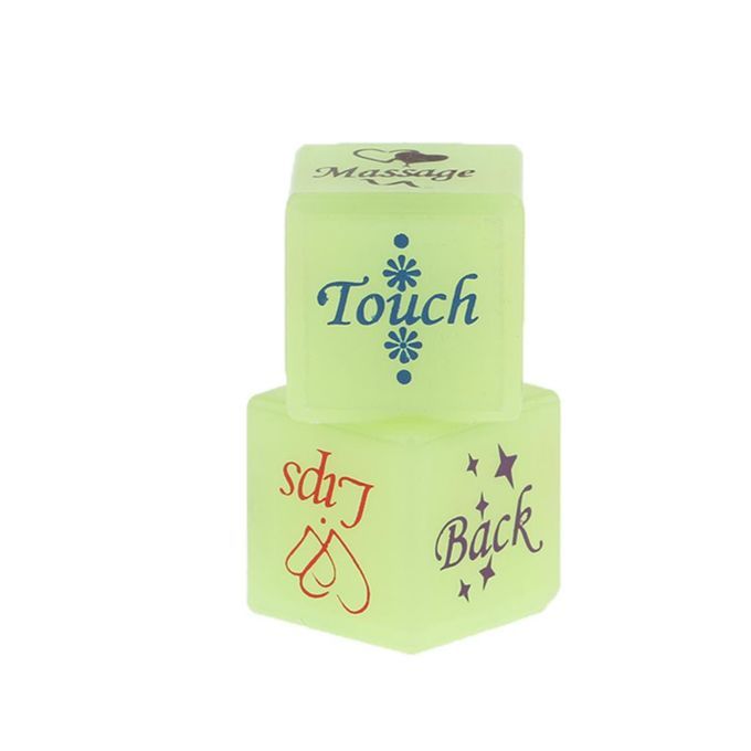 6PCS Glow In Dark Party Romantic Love Position Naughty  Dice