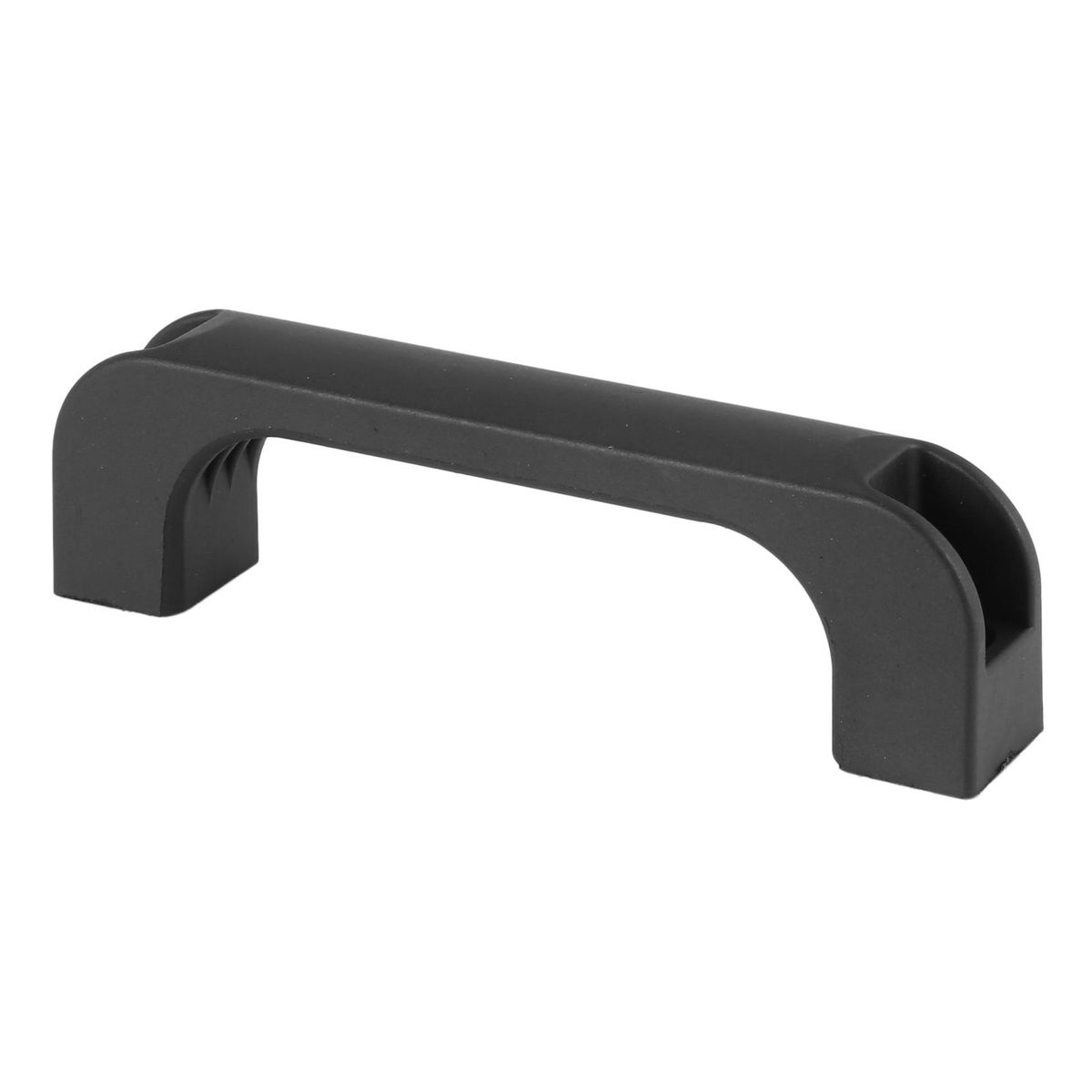 Door Cabinet Black Plastic Rectangular Pull Handle