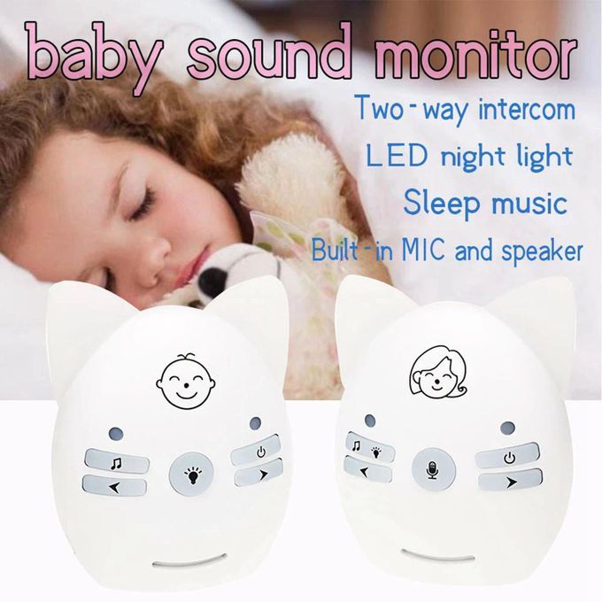 2.4Ghz Wireless Baby Detector Baby Crystal Clear Voice White AU Plug
