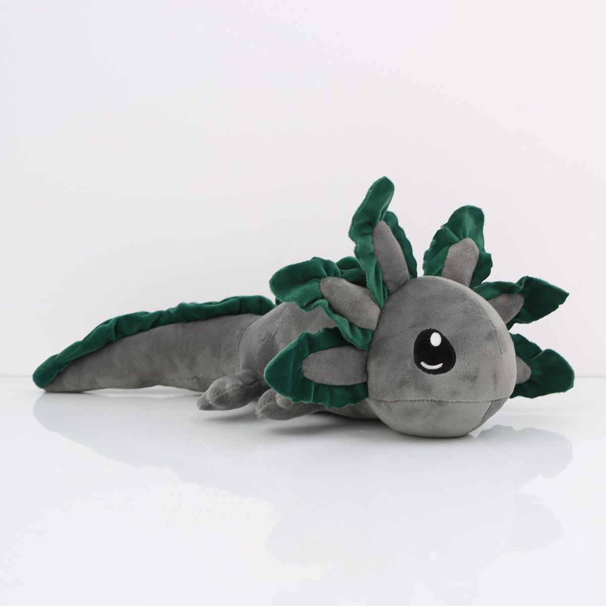 Cartoon Figure Doll Stuffed Animals Cartoon Salamander Doll Toy Grey