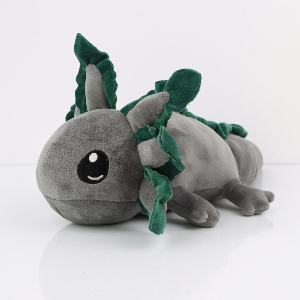 Cartoon Figure Doll Stuffed Animals Cartoon Salamander Doll Toy Grey