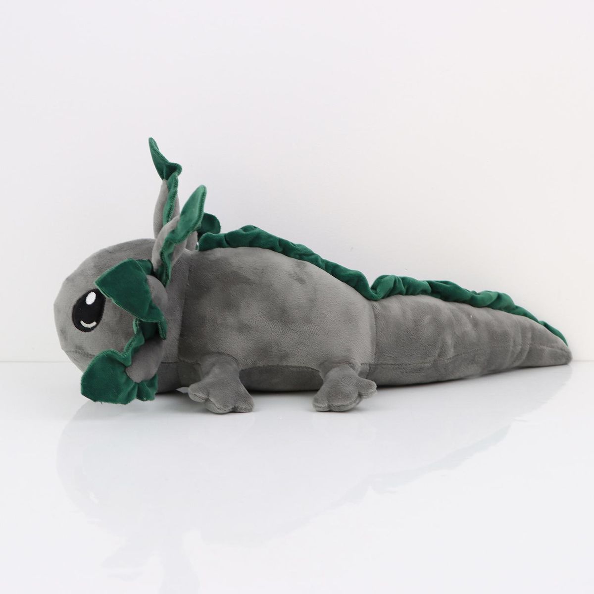 Cartoon Figure Doll Stuffed Animals Cartoon Salamander Doll Toy Grey