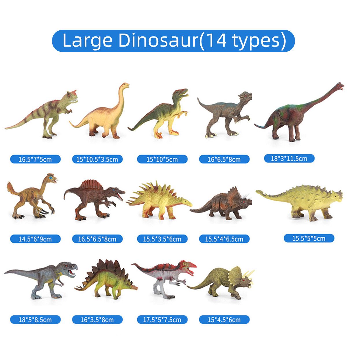 Kids Dinosaur Model Toy Set Dinosaur Figure With Play Mat Tree Large Mat+Large Animal