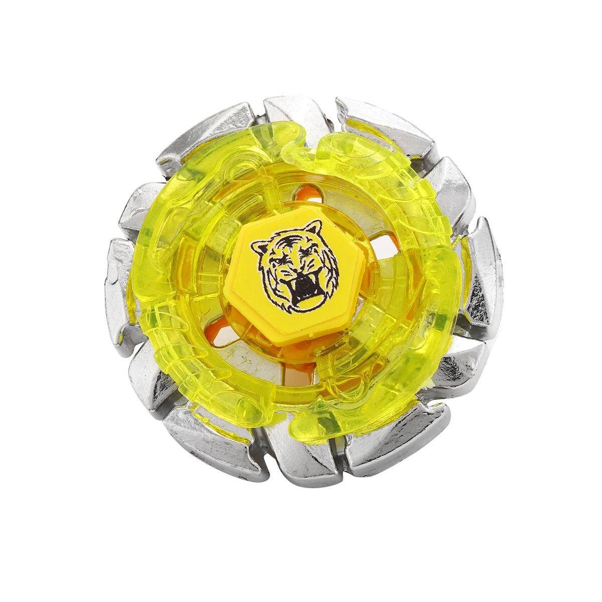 18pcs DIY Gyro Competitive Battle Wheel Toy Handle Launch Combination Orange