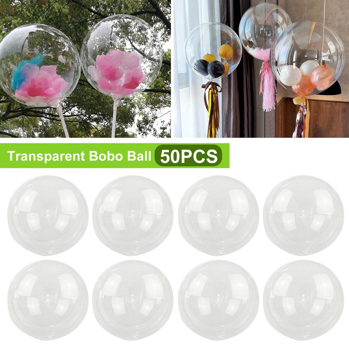 50Pcs Bubble Balloons Balloons Wedding Birthday Party Decorations
