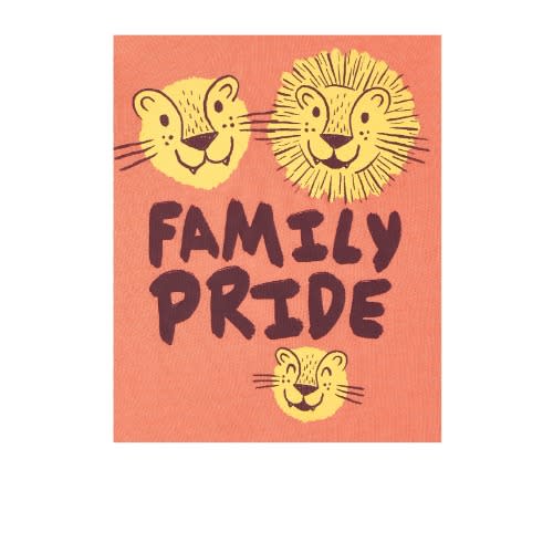 Boys Lion Family Pride Graphic Tshirt