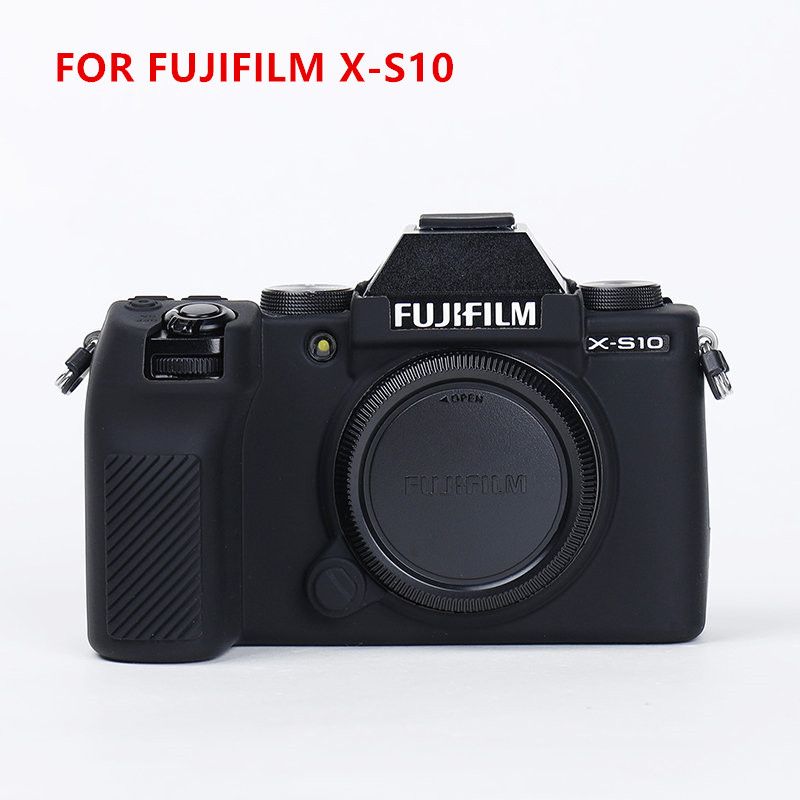 Silicone Case Camera Bag For Fujifilm X-S10 XS10 X-T4 X-T3 X-T200 XT4 XT3 X-T100 XT200 X-T30 II XT30 XT30II X-A7 XA7 X-T20 X-T10
