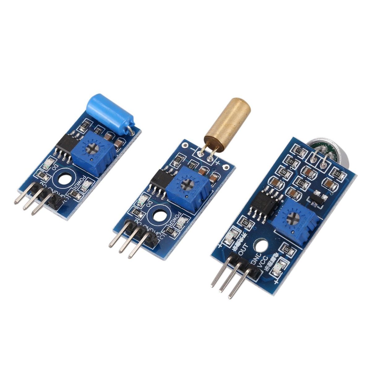 16 in 1 Modules Sensor Kit Project Super Starter Kits for Arduino UNO R3 Mega2560 Mega328 Nano Raspberry Pi 3 2 Model B K62